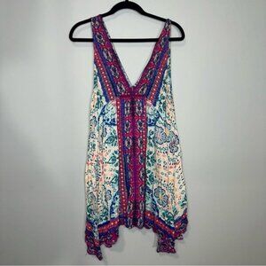 Free People Intimately‎ Boho Paisley Print Mini Dress